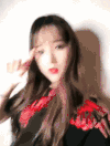 美女 自拍 红嘴唇 手指