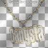 项链 摇晃 金属 Gangsta