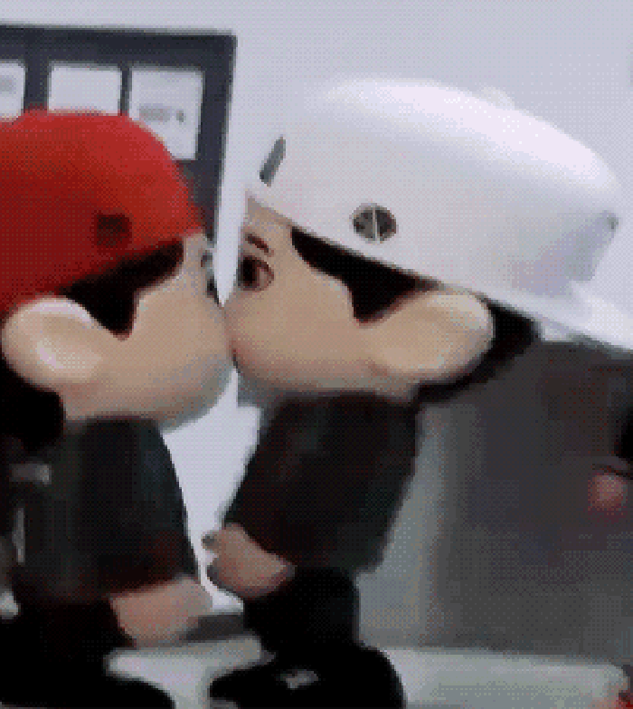 EXO 玩具 接吻 可爱