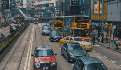 HONG&KONG&Time&Lapse 交通 出租车 旅游 香港