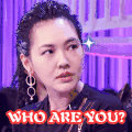 WHO ARE YOU 美女 耳环 斜眼