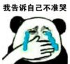 暴漫 文字表情包 我告诉自己不准哭 搞笑 沙雕 魔性