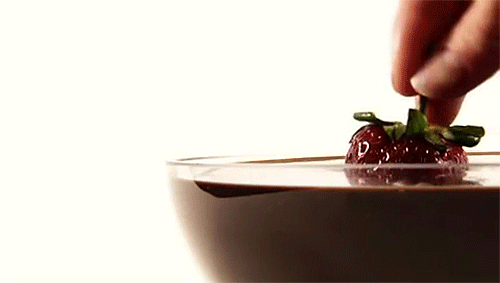 草莓 巧克力 水果 美味