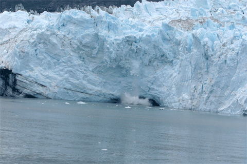 冰川 自然 冰岛 美景 流云 山峰 雪盖 冰崩 glacier nature