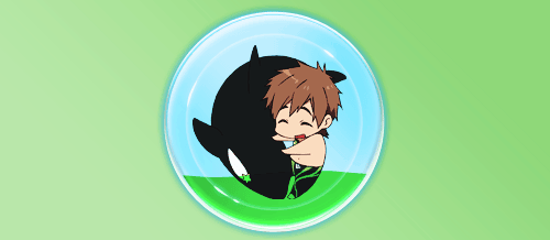 男孩 鲸鱼 拥抱 可爱