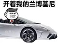 金馆长 轿车 装逼 开着我的蓝博基尼