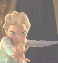 冰雪奇缘 艾莎 生气 攻击 魔法 迪士尼动画 Frozen Disney