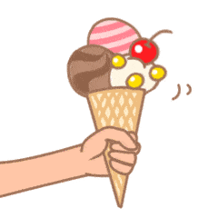 冰淇淋 摇摆 手 樱桃