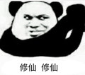熊猫头 修仙修仙 抱拳 斗图 猥琐