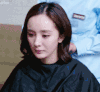 杨幂 理发 安慰 无奈