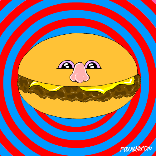 芝士汉堡 萌 艺术 动画 cheeseburger food