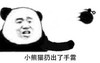 熊猫头 暴漫 小熊猫扔出了手雷 搞笑 文字表情包 逗