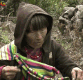 独龙族 少数民族 纹面 soogif soogif出品