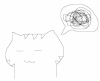 卡通 猫咪 迷糊 可爱