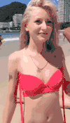 美女 性感 身材迷人 转身