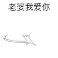 斗图 老婆 我爱你 爱情 开心 soogif soogif出品