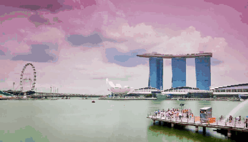 Singapore Singapore2012延时摄影 ZWEIZWEI 城市 新加坡 新加坡滨海湾金沙酒店 高楼