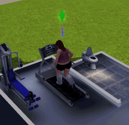 模拟人生 the sims 锻炼 跑步