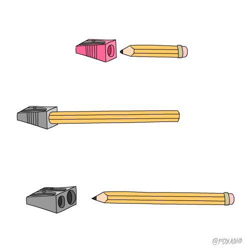 铅笔 转笔刀 创意 动漫