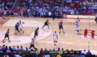 NBA 火箭 哈登 突破 过人 扣篮