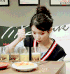 吃货 可爱 美少女 无聊