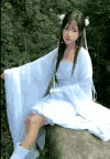 美女 漂亮 长头发 可爱
