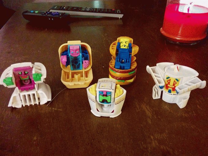 变形金刚 Transformers 玩具 麦当劳 变形