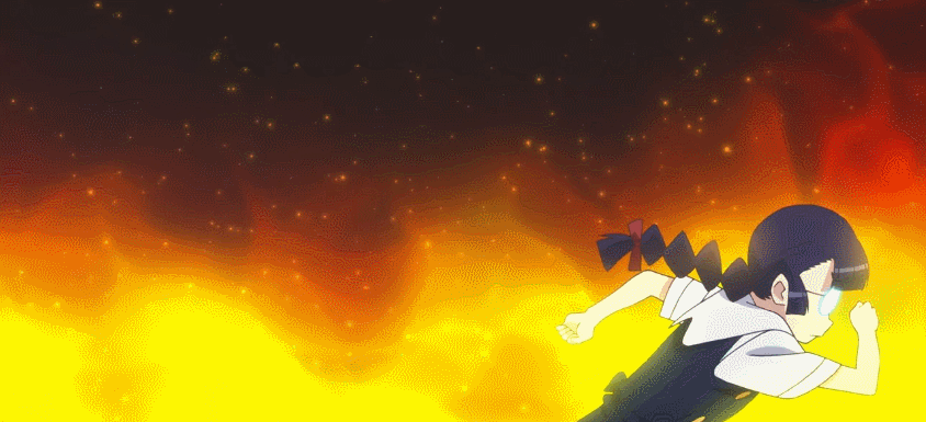 卡通 生气 大喊 眼镜