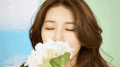 韩国 花朵 美女 广告