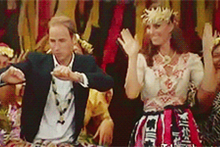 凯特王妃 威廉王子 舞会 跳舞 2004