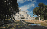 俄罗斯 公园 延时摄影 建筑 明斯克