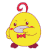 小鸡 疑问 懵逼脸 眨眼