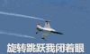 飞机 旋转跳跃我闭着眼 表演