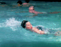 游泳 女子 仰泳 swimming sports