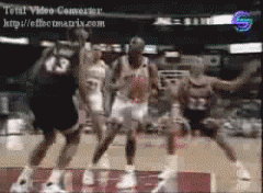 NBA 乔丹 干扰 投篮 篮球 抛篮