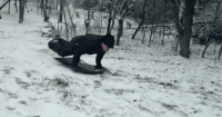 冬天 季节 滑雪 翻滚