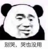 暴漫 熊猫头 别哭 哭也没用 搞怪 逗