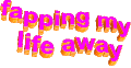 生活 粉红色 紫色 橙色 易懂的 animatedtext 攻丝 离开 3D的话 打压了我的生活