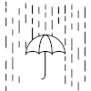 自然 下雨 雨伞 工具