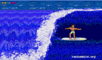 冲浪 surfing