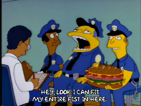 三明治 sandwich food 辛普森 警察