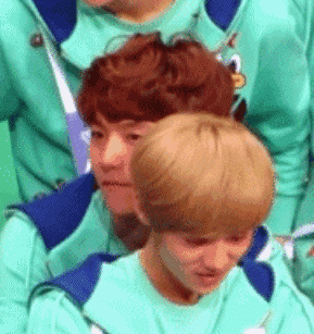 鹿晗 边伯贤 可爱 EXO 韩星