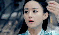 赵丽颖 美女 惊讶 眼神