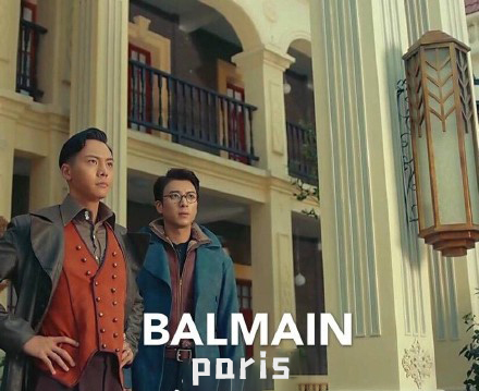 大牌名 恶搞 BALMAIN PARIS 搞怪 陈伟霆