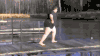 游泳 冰湖 滑到 胖子  swimming sports
