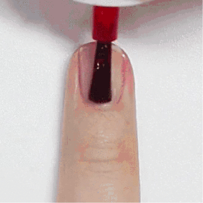 指甲 红色 涂抹 美丽