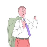 西装男 再见 眼神 可爱