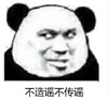 暴漫 熊猫头 不造谣不传谣 搞怪 逗 沙雕