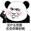 暴漫 文字表情包 见什么世面 见见你就好啦 搞笑 逗 沙雕