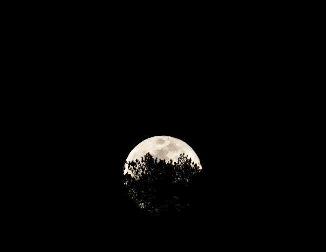月亮 夜晚 圆形 满月